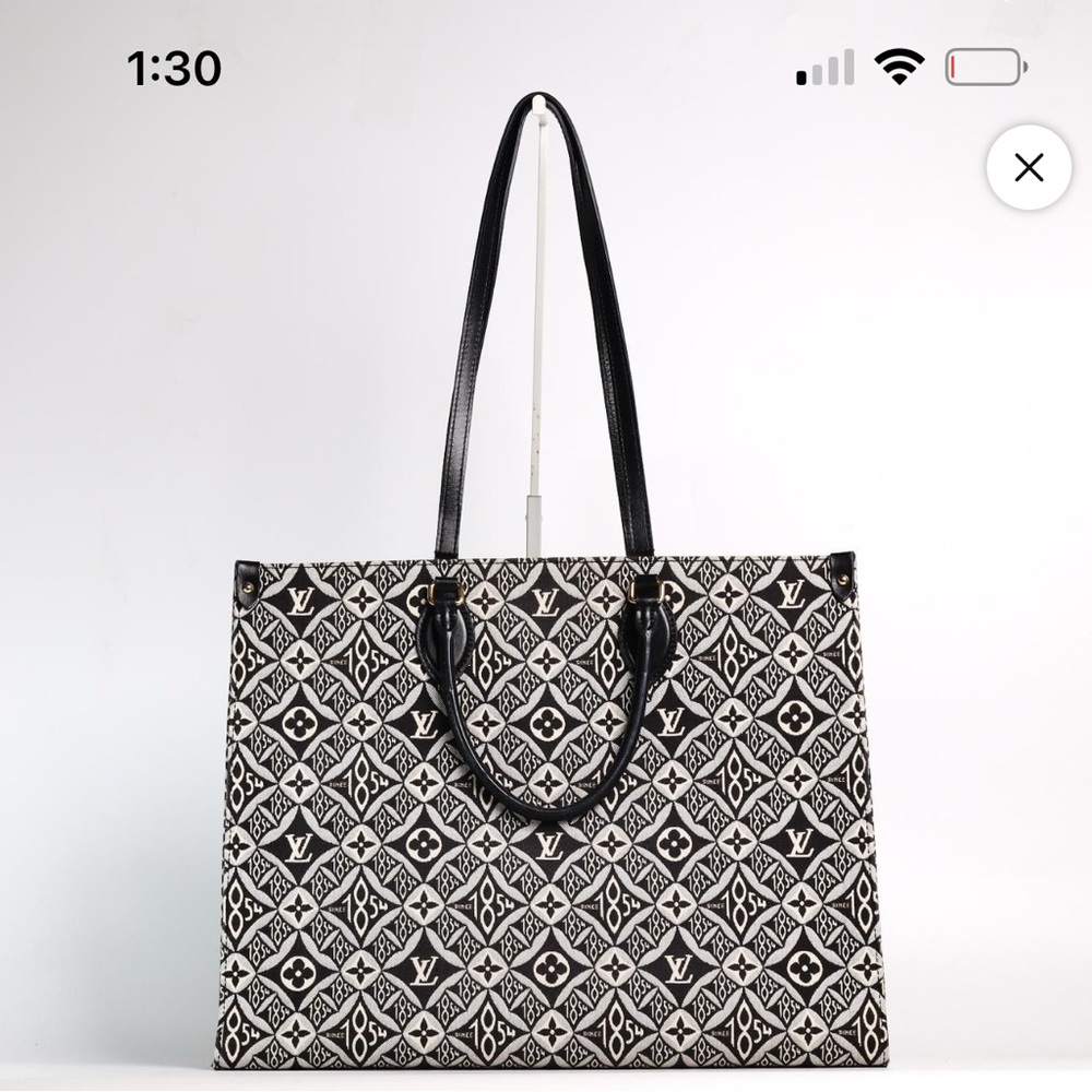 Black and White Designer Tote Bag